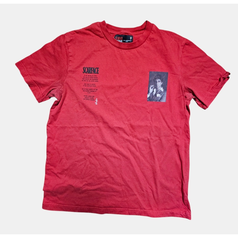 Scarface Crew Neck Short Sleeve Graphic T Shirt Limited‎ Release 1993 Mens L Red